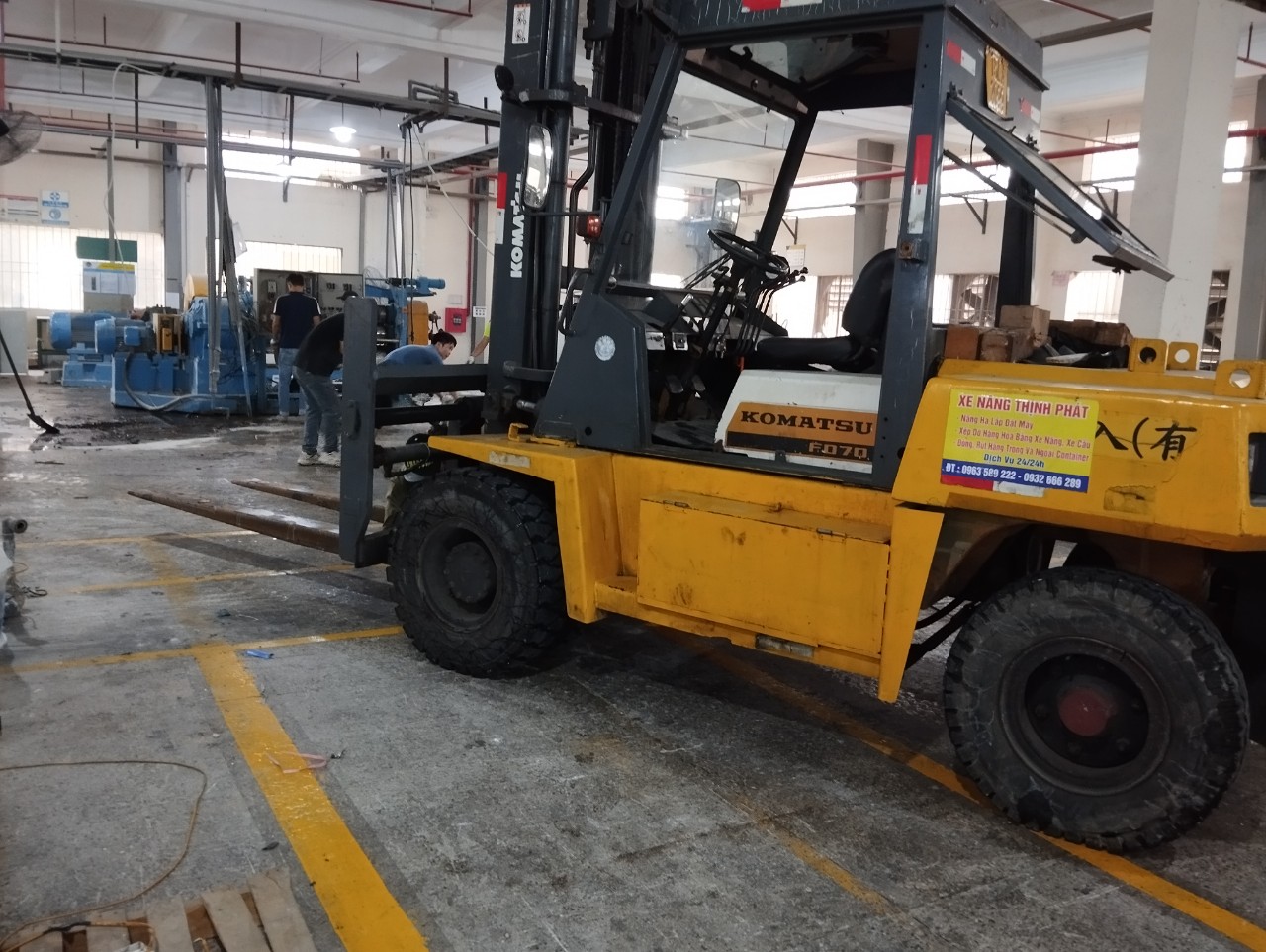 Dịch vụ nâng hạ, lắp đặt máy cán cao su tại An Lão Hải Phòng