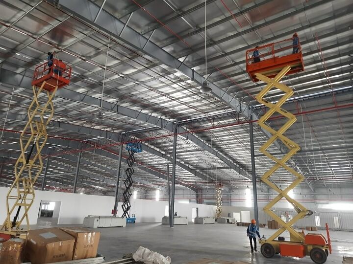 Cho thuê xe nâng người tại Hải Phòng giá rẻ uy tín