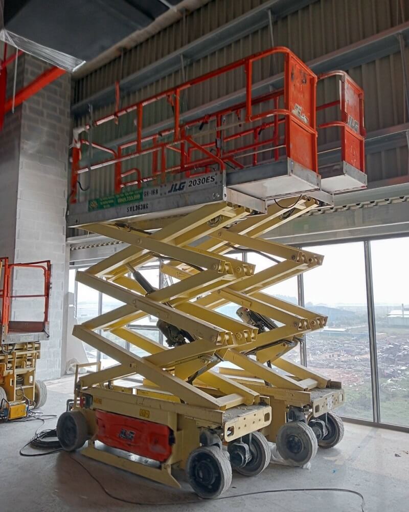 Cho thuê xe nâng người chạy dầu Hải Phòng